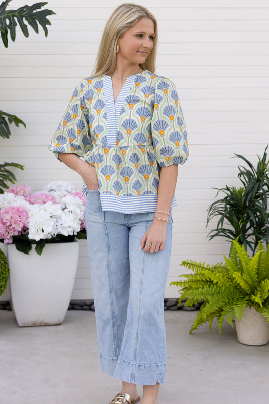 Bloom Woven Top