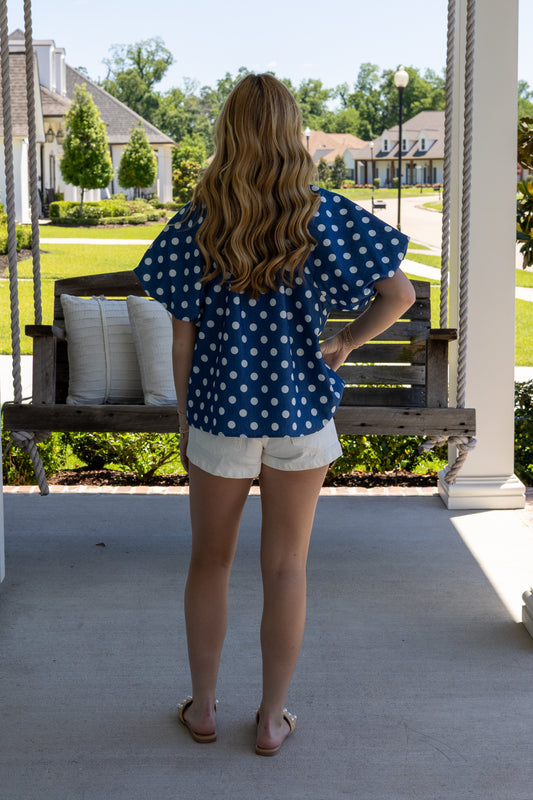 Dot Detail Top