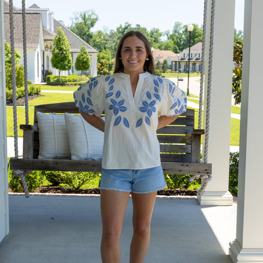 Coastal Bloom Top