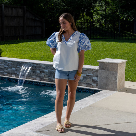 Harbor Blue Top