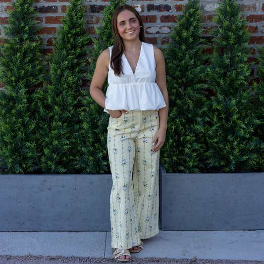 Yellow Bloom Pant