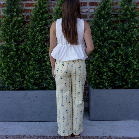 Yellow Bloom Pant