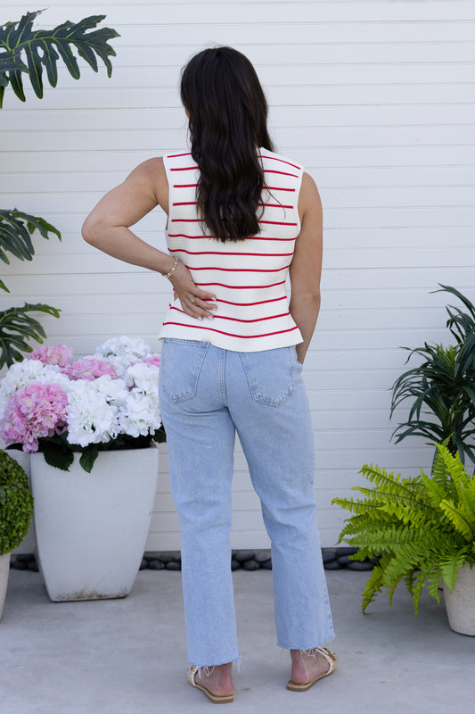 Remi Stripe Vest Top