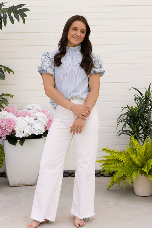 Sky Blossom Top